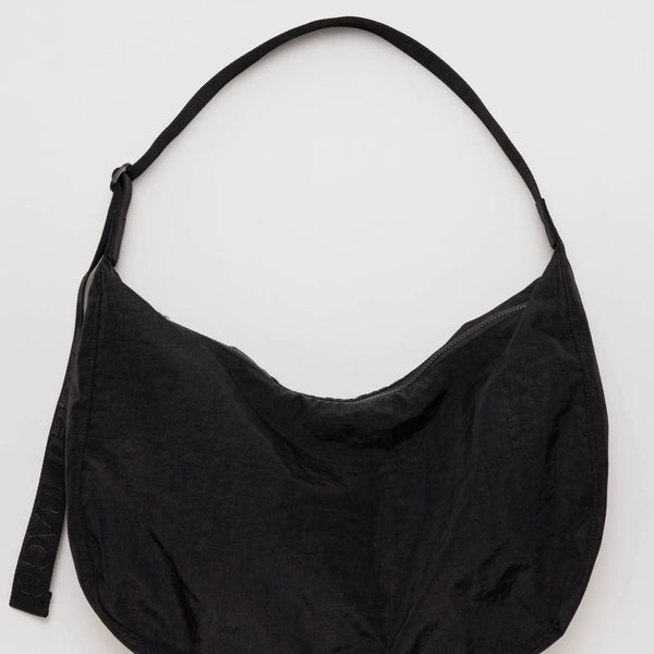 Baggu Large Nylon Crescent Bag Black