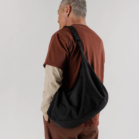 Baggu Large Nylon Crescent Bag Black