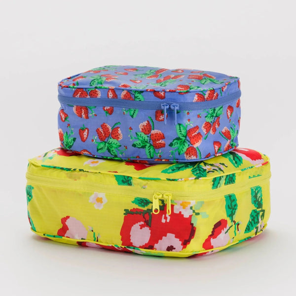 Baggu Needlepoint Fruit Packing Cube Set