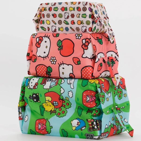 Baggu Hello Kitty and Friends 3D Zip Set