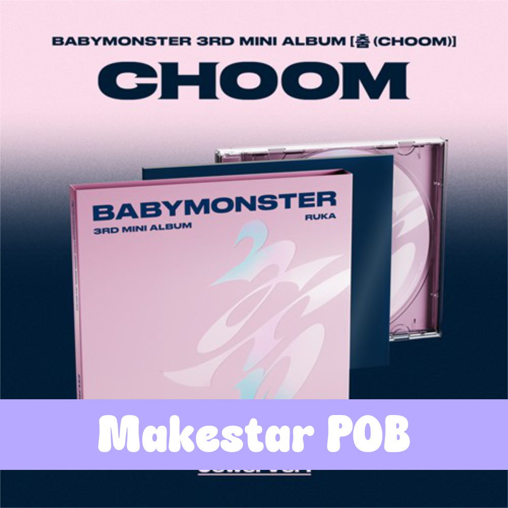 BABYMONSTER – 3rd MINI ALBUM [CHOOM] (Jewel Ver.) - Makestar POB