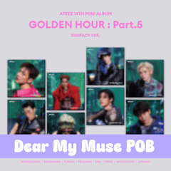ATEEZ – 14th Mini Album [GOLDEN HOUR : Part.5] (DIGIPACK Ver.) - Dear My Muse POB