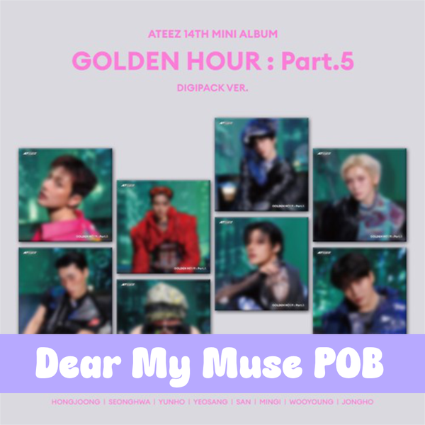 ATEEZ – 14th Mini Album [GOLDEN HOUR : Part.5] (DIGIPACK Ver.) - Dear My Muse POB