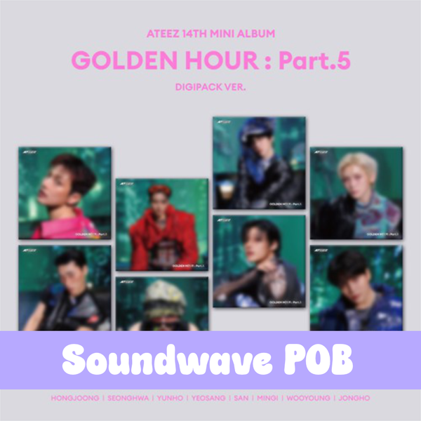 ATEEZ – 14th Mini Album [GOLDEN HOUR : Part.5] (DIGIPACK Ver.) - Soundwave POB