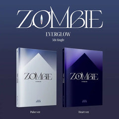 ZOMBIE 5th single album covers: white and dark purple, shown side by side