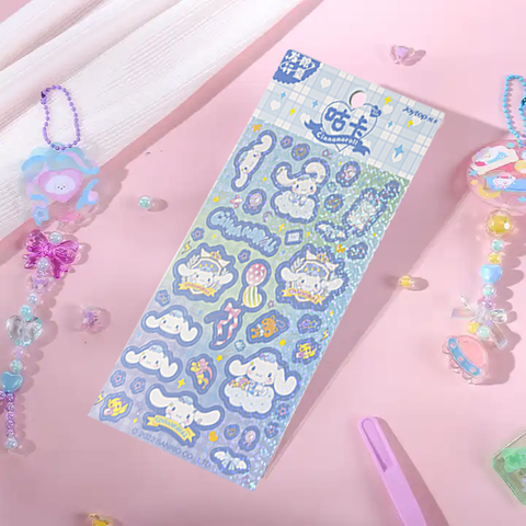 Sanrio Glitter Deco Sticker Sheet