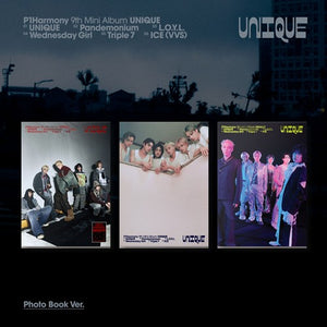 P1Harmony – 9th Mini Album [UNIQUE] (Photobook Ver.) - Mostly K-pop A [Red]