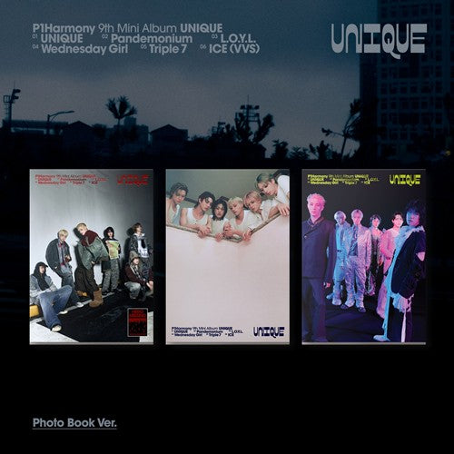 P1Harmony – 9th Mini Album [UNIQUE] (Photobook Ver.) - Mostly K-pop A [Red]