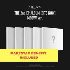(MAKESTAR) MEOVV - THE 2nd EP ALBUM [BITE NOW] (MEOVV ver.) (5 TYPES Random)