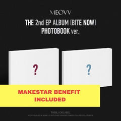 (MAKESTAR) MEOVV - THE 2nd EP ALBUM [BITE NOW] (PHOTOBOOK ver.) (2 TYPES Random)