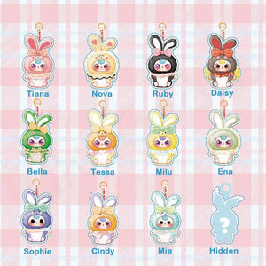 Baby Three Lily Rabbit Town V2 Series Plush Bag Charm Blind Box