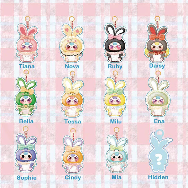 Baby Three Lily Rabbit Town V2 Series Plush Bag Charm Blind Box