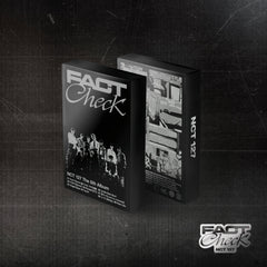 Black FACT Check NCT 127 album case with spine text and group graphic