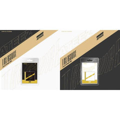 Sealed ATEEZ platform version card pack with black-and-gold design