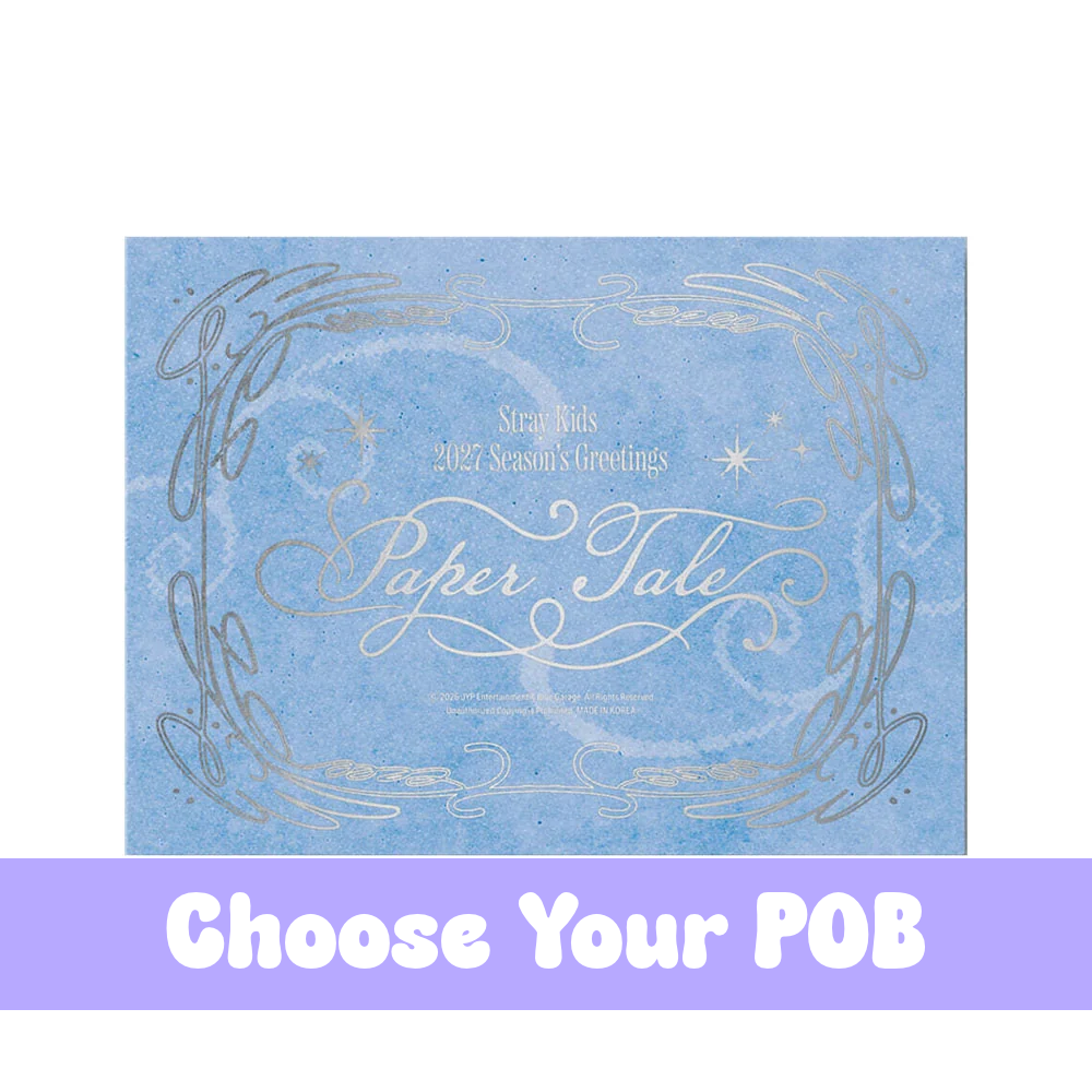 Stray Kids 2027 SEASON’S GREETINGS Paper Table + Makestar, Musicplant or Fans Shop POB