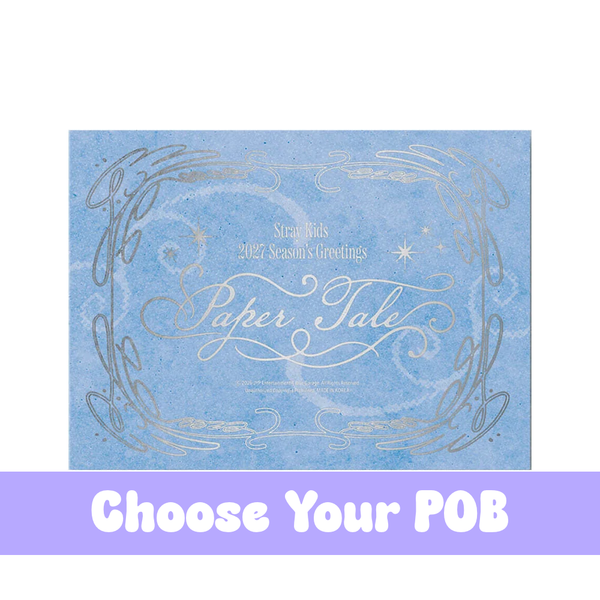 Stray Kids 2027 SEASON’S GREETINGS Paper Table + Makestar, Musicplant or Fans Shop POB
