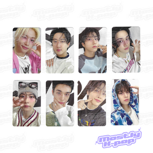 Stray Kids DominATE Celebrate Plush Preorder Benefit Photocards with 'Mostly K-pop' branding.