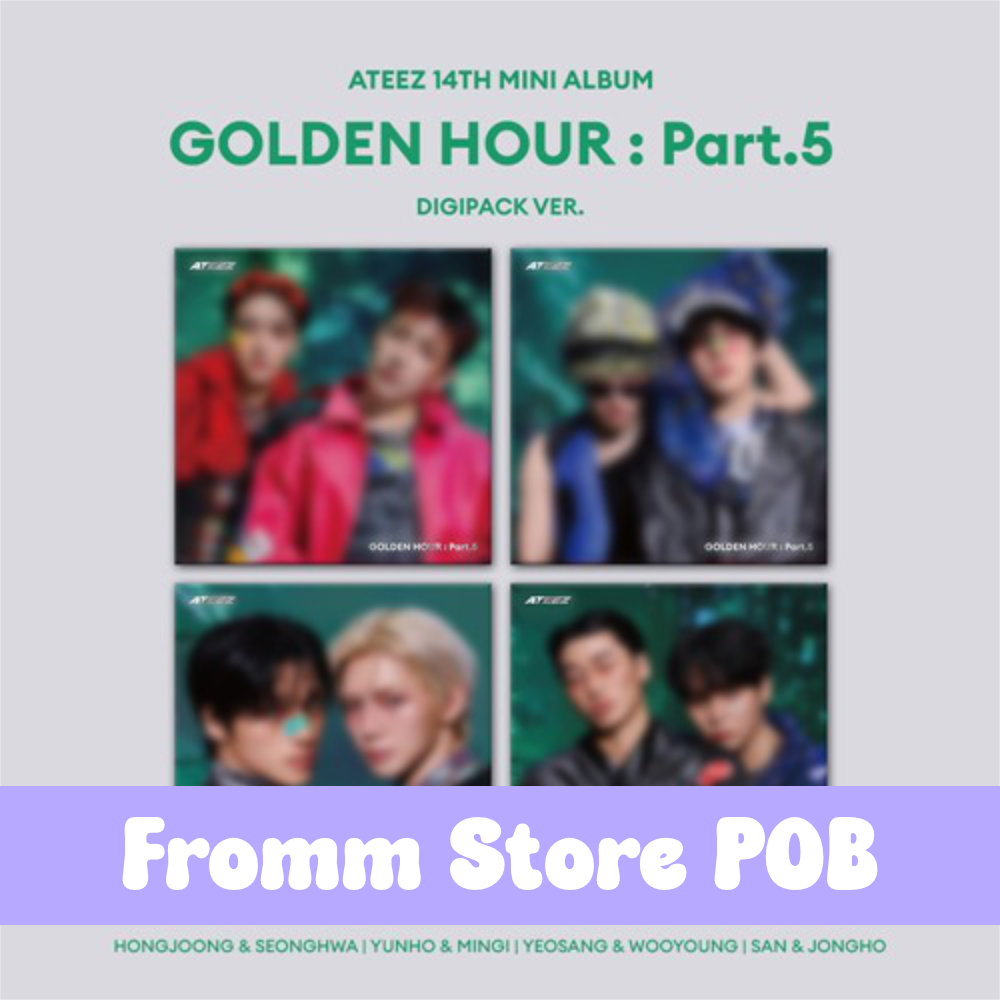 ATEEZ – 14th Mini Album [GOLDEN HOUR : Part.5] (DIGIPACK UNIT Ver.) -  Fromm Store POB