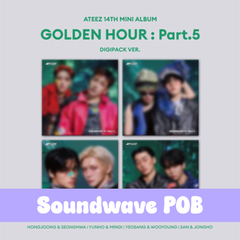 ATEEZ – 14th Mini Album [GOLDEN HOUR : Part.5] (DIGIPACK UNIT Ver.) - Soundwave POB