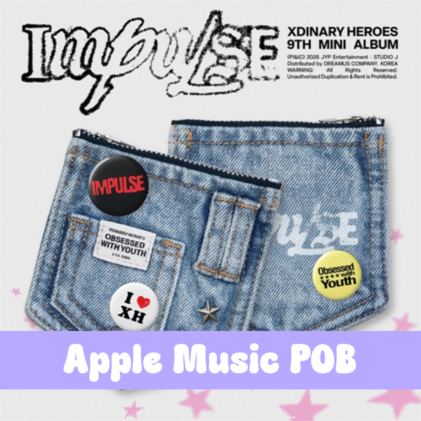 Xdinary-Heroes – 9th Mini Album [IMPULSE] (DENIM POUCH Ver.)- Apple Music Preorder Benefit