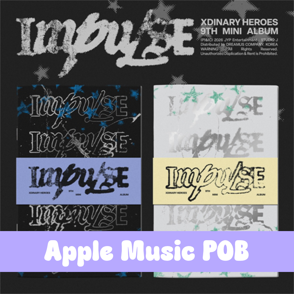 Xdinary Heroes IMPULSE 9th Mini Album (Backstage Ver. / Band of Outsiders Ver.) + Apple Music POB