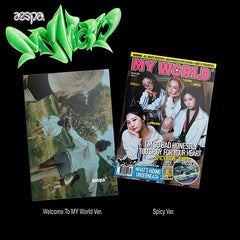 aespa – 3rd Mini Album [MY WORLD] (Zine Ver.) - Mostly K-pop Welcome to my World Ver.