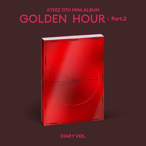 ATEEZ – 11th Mini Album [GOLDEN HOUR : Part.2] - Mostly K-pop Diary [Red]