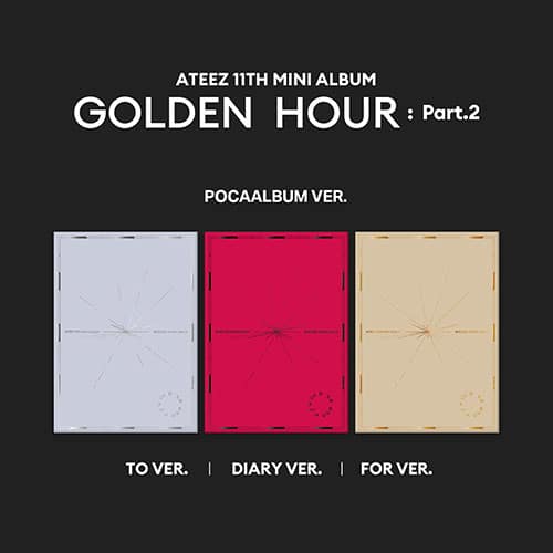 ATEEZ 11th Mini Album [GOLDEN HOUR Part.2] (POCAALBUM VER