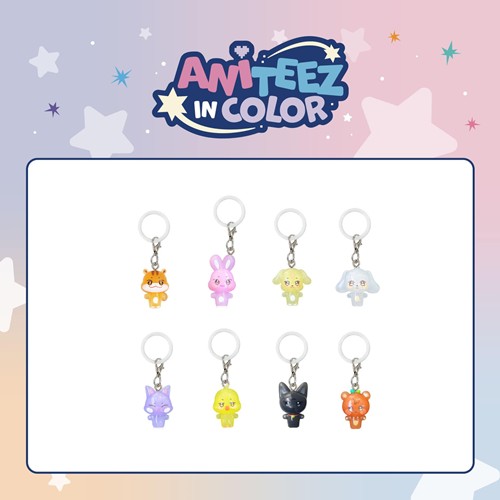 CLEAR MASCOT CHARM (RANDOM) ATEEZ X ANITEEZ POP-UP STORE ANITEEZ IN COLOR MD