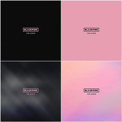 BLACKPINK The Album collectible album covers: black, pink, matte black, iridescent pink