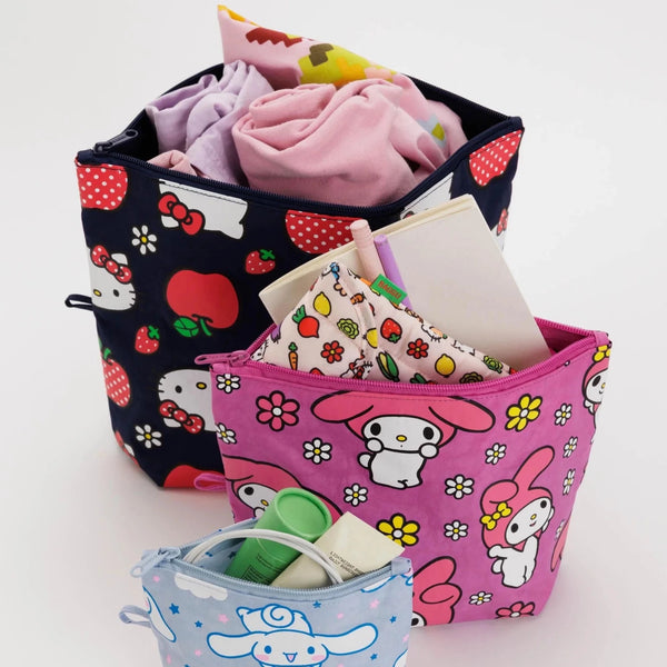 Baggu Hello Kitty and Friends Go Pouch Set