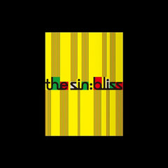 Weverse album cover with yellow barcode stripes and the sin: bliss title