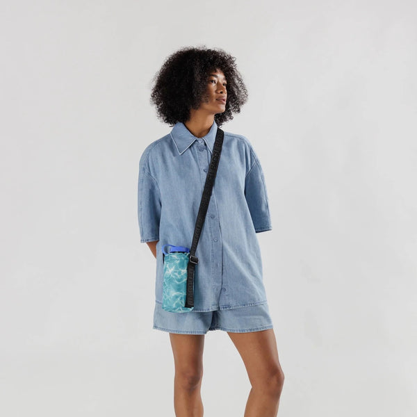 Baggu Pool Puffy Water Bottle Sling