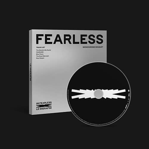 LE SSERAFIM - 1st Mini album [FEARLESS] (Monochrome Bouquet Ver.) - Mostly K-pop Default Title