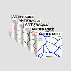LE SSERAFIM ANTIFRAGILE compact album set with four colorful cover designs