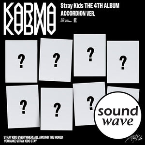 [SOUND WAVE POB] Stray Kids – The 4th Full Album [KARMA] (ACCORDION VER.) Set