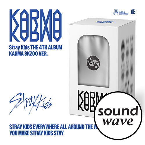 [SOUND WAVE POB] Stray Kids – The 4th Full Album [KARMA] (SKZOO VER.)