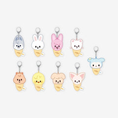 PLUSH KEYRING ICE CREAM Ver. Stray Kids THIS & THAT MD