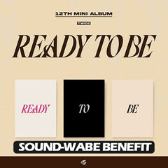 [SOUND-WAVE POB] TWICE – 12th Mini album [READY TO BE] - Mostly K-pop Ready [White]