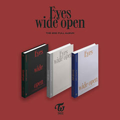 TWICE Eyes wide open 2nd full album in red, silver, and blue covers (triple pack)