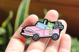 Emotional Stability Enamel Pin - Mostly K-pop
