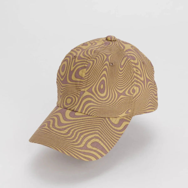 Baggu Trippy Swirl Caramel Baseball Cap
