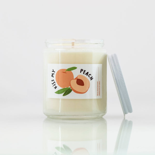 Kiss My Peach Handmade Soy Candle