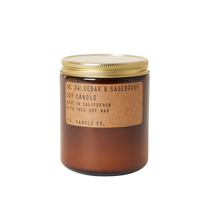 P. F. Candle Co. Cedar & Sagebrush - 7.2 oz Soy Candle