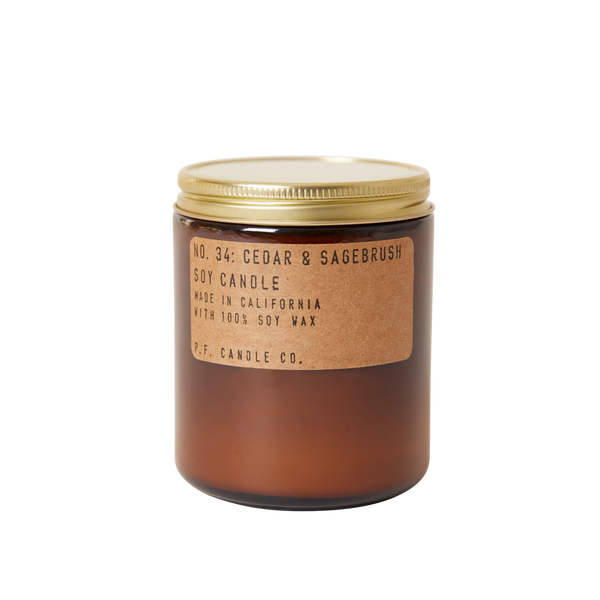 P. F. Candle Co. Cedar & Sagebrush - 7.2 oz Soy Candle