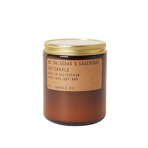 P. F. Candle Co. Cedar & Sagebrush - 7.2 oz Soy Candle