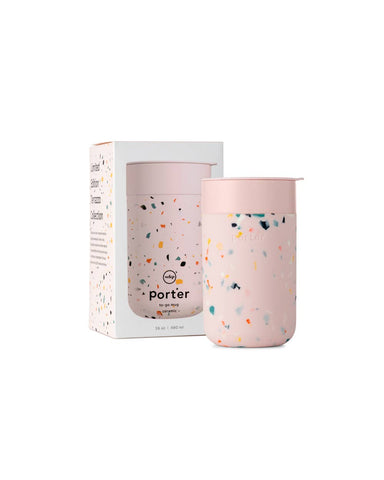 Porter Ceramic Mug 16oz - Terrazzo