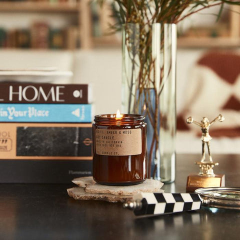 P. F. Candle Co. Amber & Moss - 7.2 oz Soy Candle