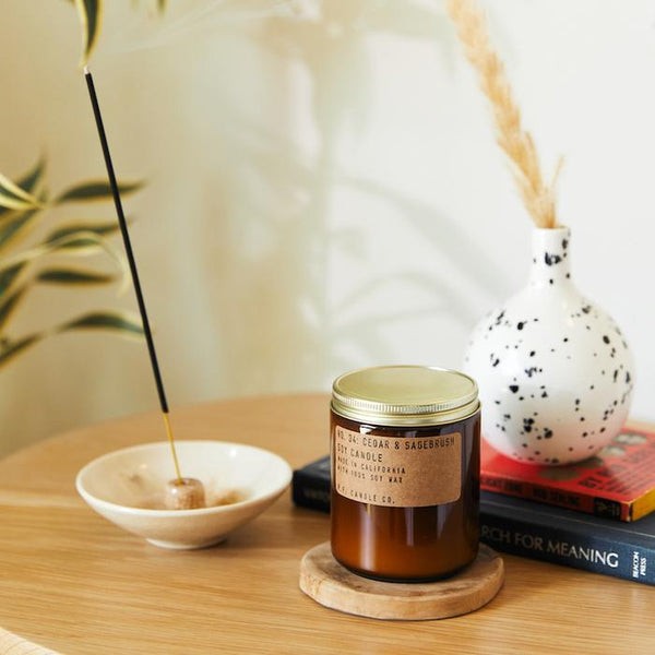 P. F. Candle Co. Cedar & Sagebrush - 7.2 oz Soy Candle