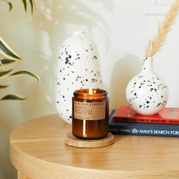 P. F. Candle Co. Cedar & Sagebrush - 7.2 oz Soy Candle